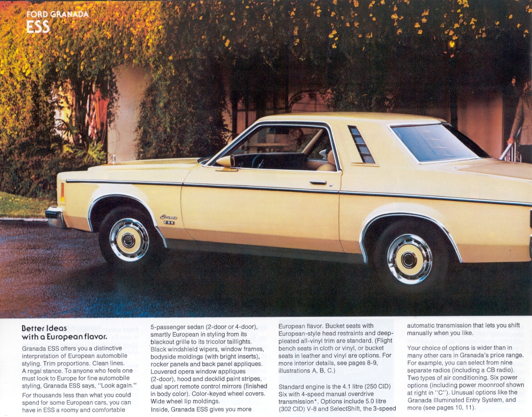 1979 Ford Granada Brochure Page 6